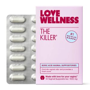 Love Wellness The Killer Boric Acid Vaginal Suppositories