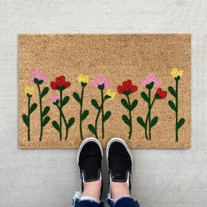 Summer Floor Mats Flower Doormat Spring Porch